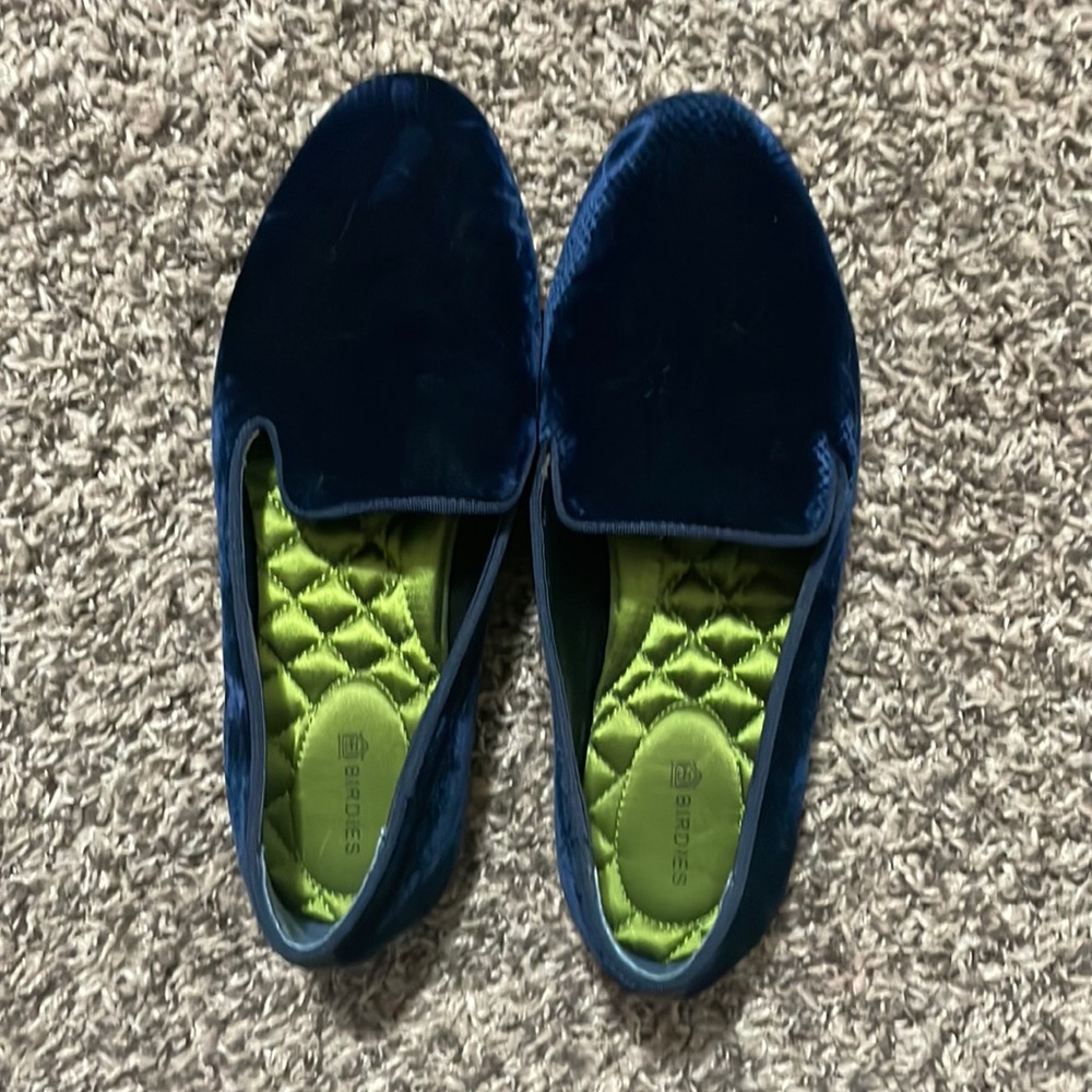Brand New Birdies- Starling, Navy Suede never worn